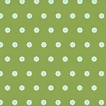 Hello Jane Flower Dot Green