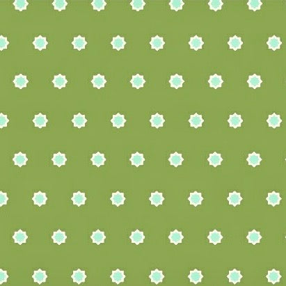 Hello Jane Flower Dot Green