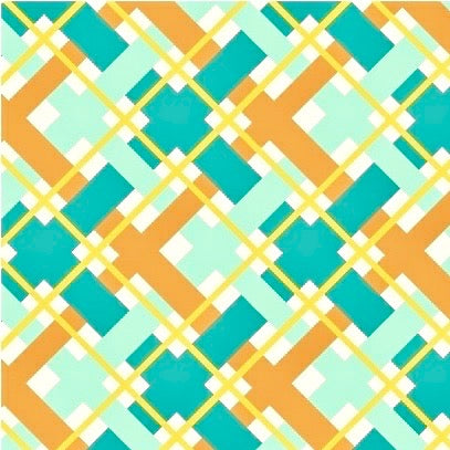 Hello Jane Plaid in Orange