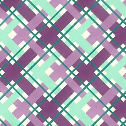 Hello Jane Plaid in Purple