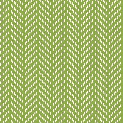 Hello Jane Herringbone Green