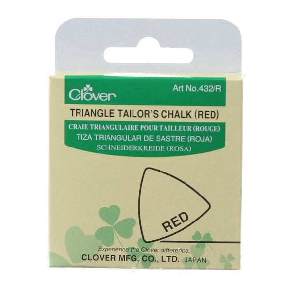 Triangle Tailors Chalk in Red for Clover