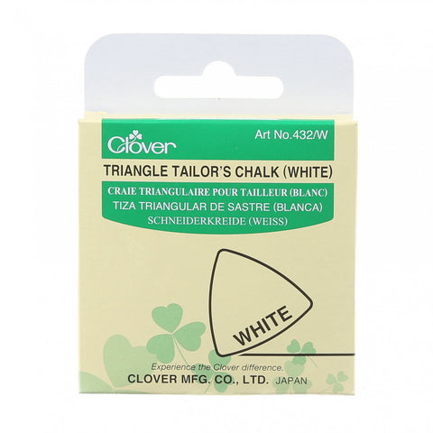 Triangle Tailors Chalk in White for Clover