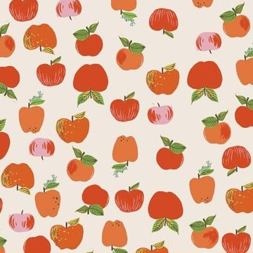 20th Anniversary Apples in Red by Heather Ross 43483A-2
