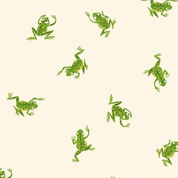 20th Anniversary Frogs in White by Heather Ross 43484A-3