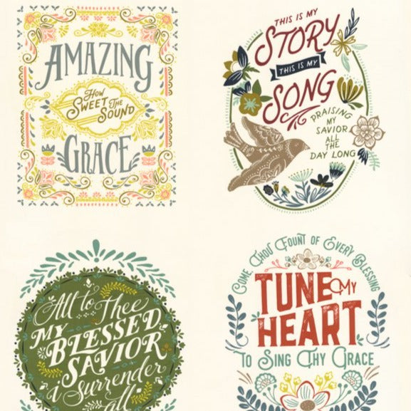 Songbook Dove Wing in Cream by Fancy That Design House Co 45520-11