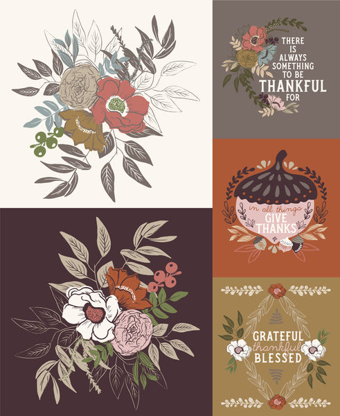 Slow Stroll Thankful in Multi by Fancy That Design House Co