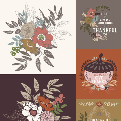 Slow Stroll Thankful in Multi by Fancy That Design House Co 45540-11