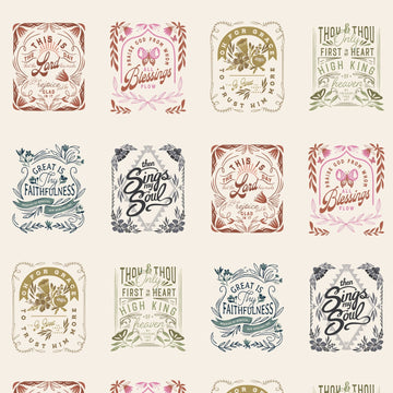 Songbook A New Page Mini Religious Hymns in Unbleached by Fancy That Design House Co 45551-11