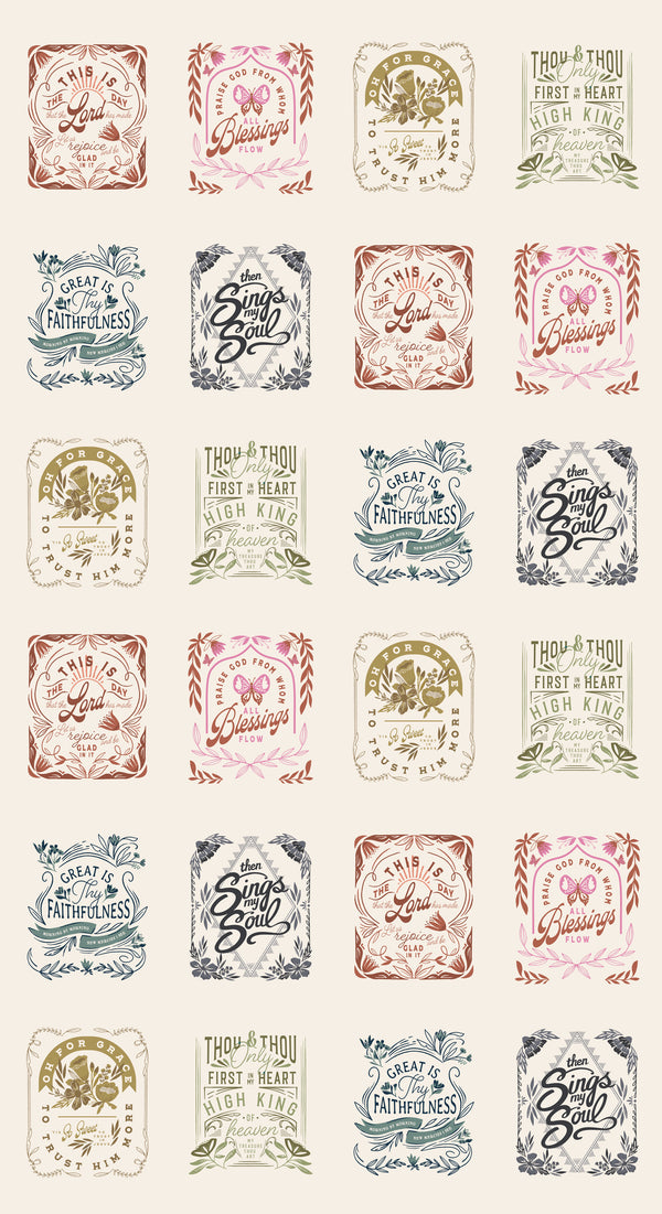 Songbook A New Page Mini Religious Hymns in Unbleached by Fancy That Design House Co