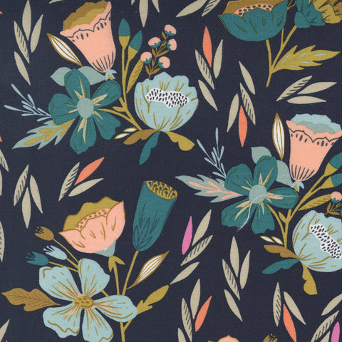 Songbook A New Page Overjoyed in Navy by Fancy That Design House Co 45552-21