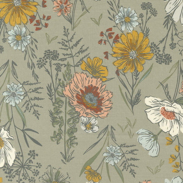 Woodland And Wildflowers Florals in taupe 45580 13 by Fancy That Design House Co 45580-13