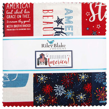 Celebrate America 5x5 Charm Pack by Echo Park Paper Co