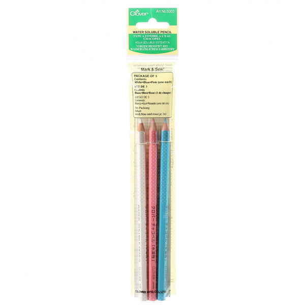 Water Soluble Pencil Package of 3 by Clover