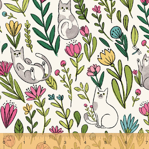 Catnip Flower Cats White