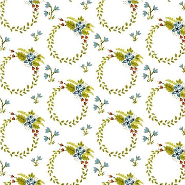 Bungalow Wreath White