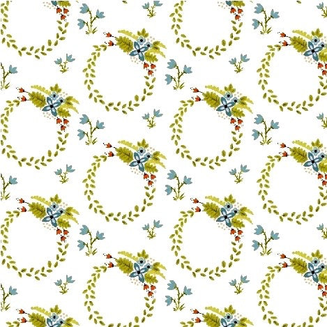 Bungalow Wreath White