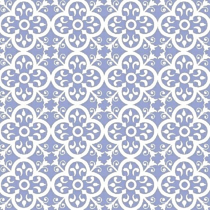 Bungalow Vintage Tile Periwinkle