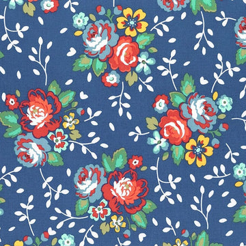 Backyard Blooms Roses in Blue by Allison Harris 51819-1