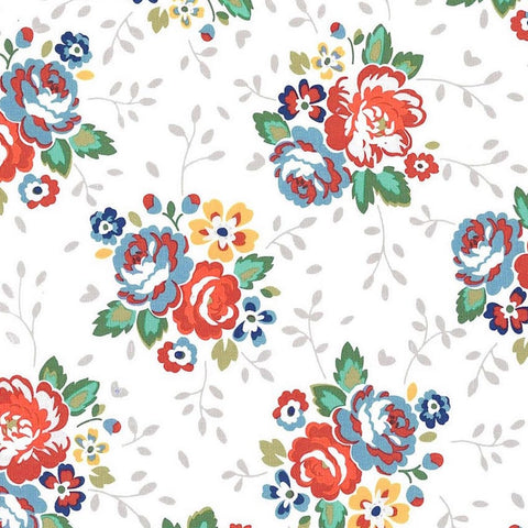 Backyard Blooms Roses in White by Allison Harris 51819-3