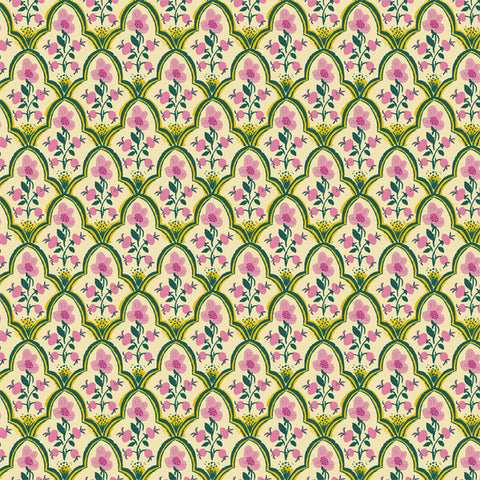 Malibu Wood Block in Pink by Heather Ross 52151-7