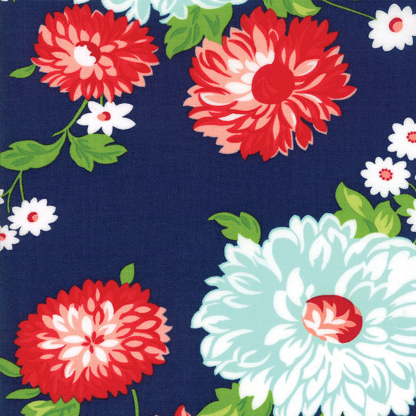 The Good Life Floral in Navy