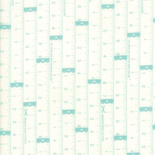 Little Snippets Measure Twice Aqua