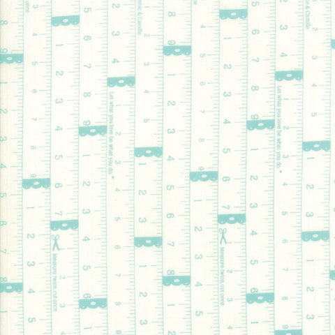 Little Snippets Measure Twice Aqua