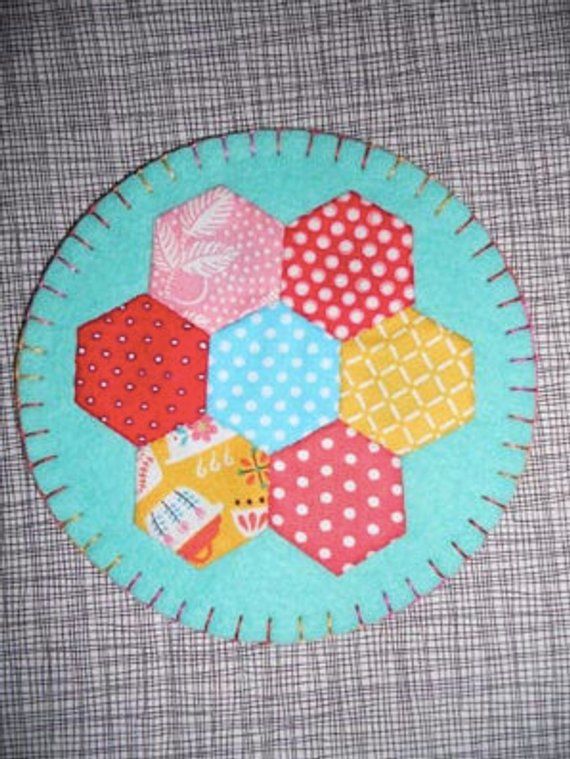 Hexy Mug Mat pattern