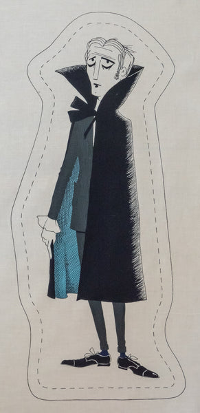 Ghastlie Project 24" Panel in Grey by Alexander Henry Fabrics