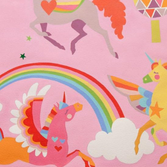 Monkey's Bizness Magic Rainbow Shine in Pink by Alexander Henry 8478-B