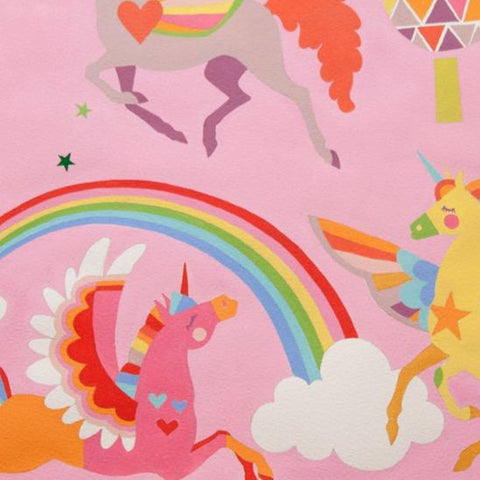 Monkey's Bizness Magic Rainbow Shine in Pink by Alexander Henry 8478-B