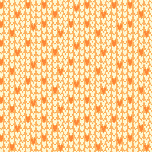 Squeeze Hearts in Tangerine by Dana Willard 90299-56