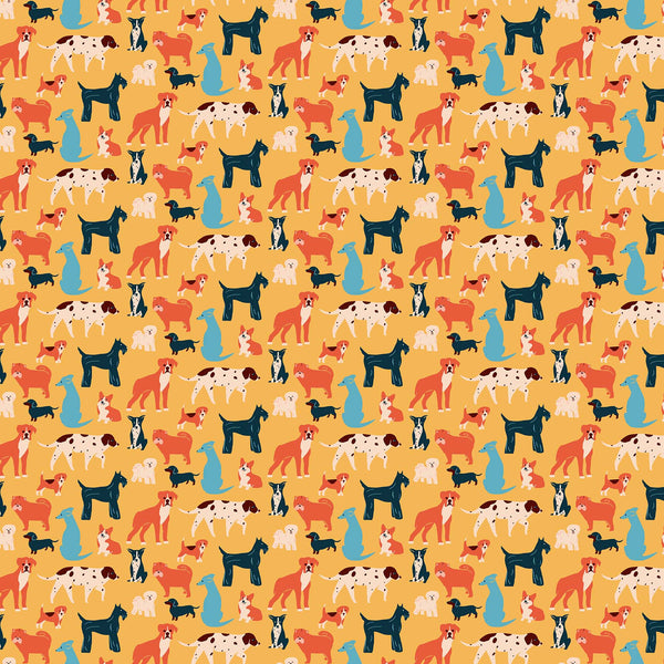 Simple Pleasures Dogs in Yellow by Naomi Wilkinson 90308-54
