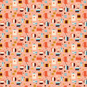 Simple Pleasures Coffee in Coral by Naomi Wilkinson 90309-56