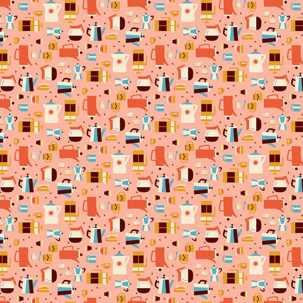 Simple Pleasures Coffee in Coral by Naomi Wilkinson 90309-56
