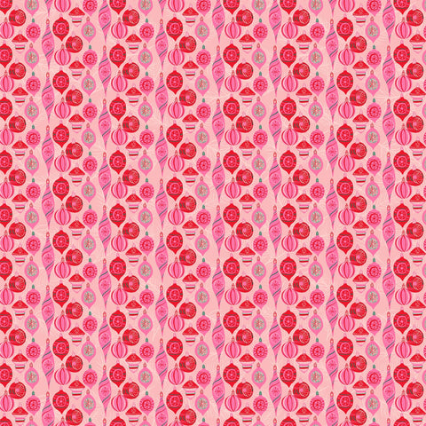 Merry Kitchmas Ornaments in Pink by Louise Pretzel 90673-21