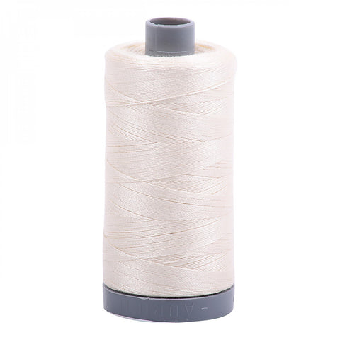 Aurifil Cotton Mako Thread 28wt 820yards 2026 Chalk
