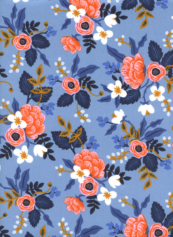 Les Fleurs Birch in Periwinkle by Rifle Paper Co