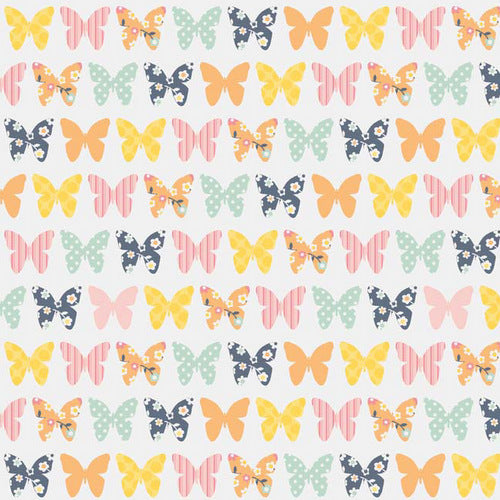 A Beautiful Thing Butterfly on Cream by Riley Blake Designs