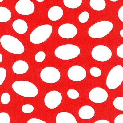 Eggs White on Red by Dr. Seuss Enterprises for Robert Kaufman Fabrics