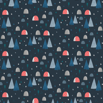 Summer Skies Ladybug Land in Midnight by Aljit Emmens AE201-MI2