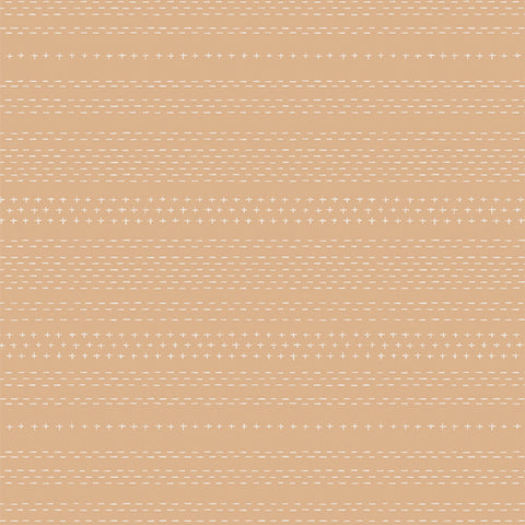 All is Well Sashiko Mending in Tan by AGF Studio ALW-22401