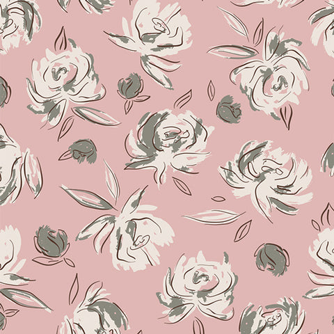 All is Well Bed of Roses in Mauve by AGF Studio ALW-22402