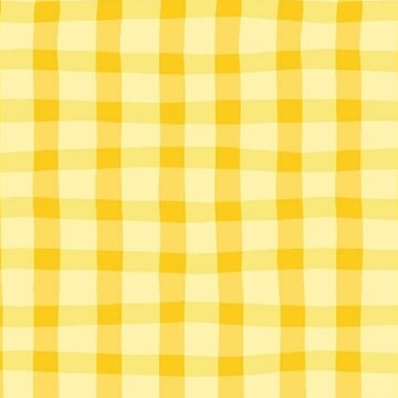 ANIMAL ABCs Plaid in Yellow by Whistler Studios for Windham Fabrics