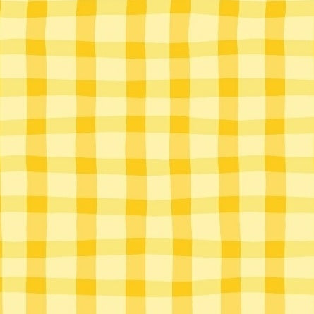 ANIMAL ABCs Plaid in Yellow by Whistler Studios for Windham Fabrics