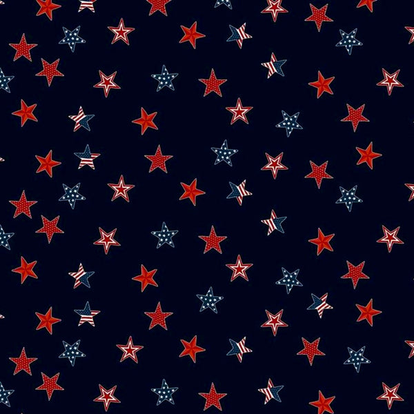 Celebrate America Large Stars Navy