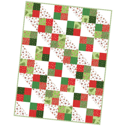 All the Trimmings Four Square Quilt Kit