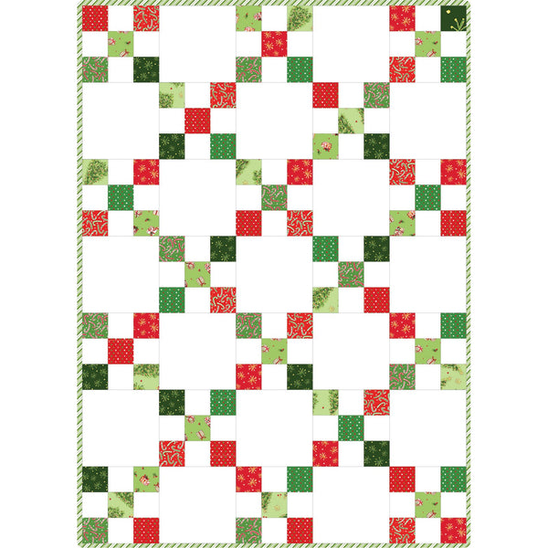 All the Trimmings Irish Chain Quilt Kit