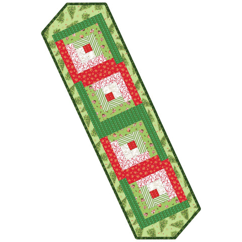 All the Trimmings Log Cabin Table Runner Quilt Kit